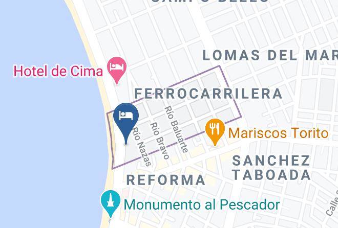 Mazatlan - Hotel Playa Marina Maps