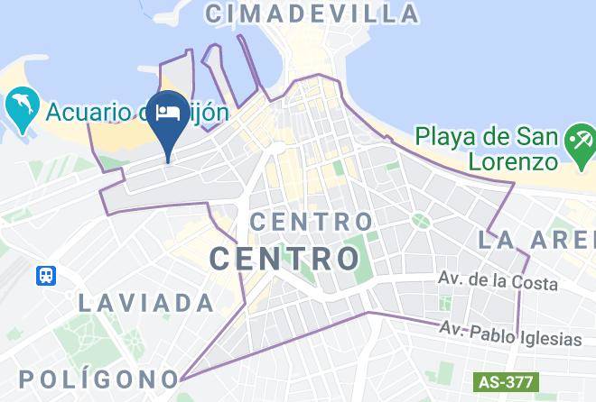 Hotel Playa Poniente Map