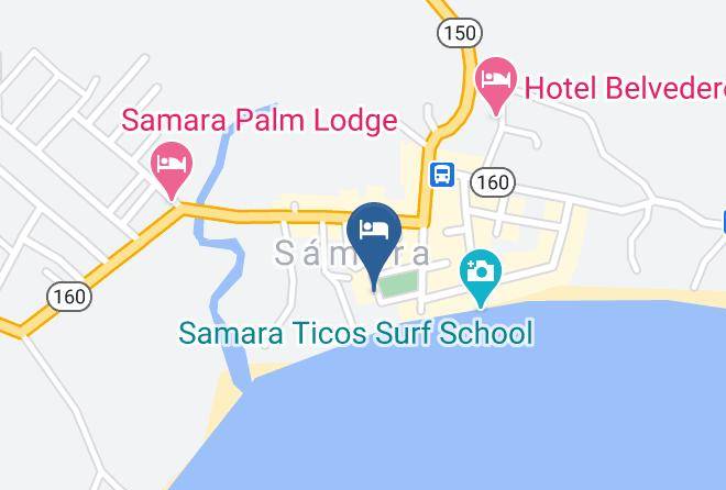 Hotel Playa Samara Map