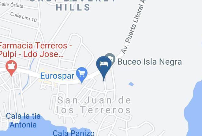 Almeria - Hotel Playa Terreros Maps