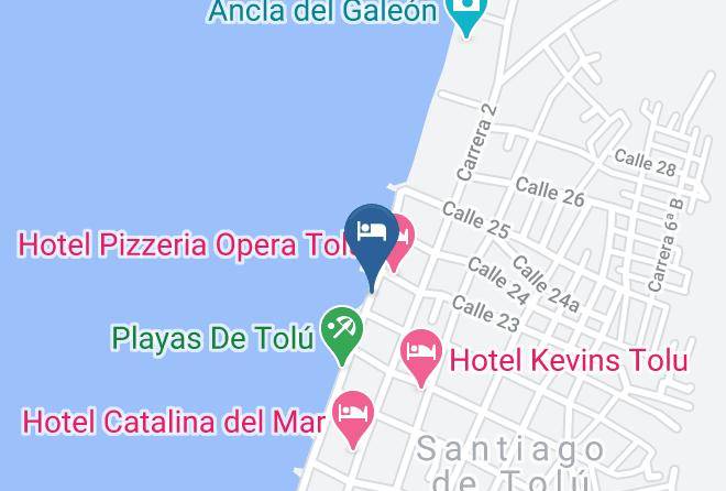Tolu - Hotel Playamar Maps