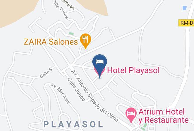 Murcia - Hotel Playasol Maps