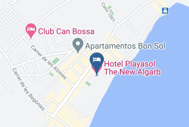 Baleares - Hotel Playasol The New Algarb Maps