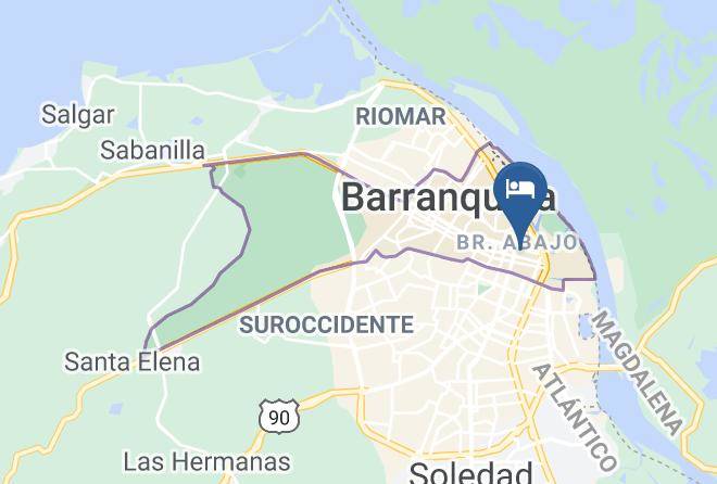 Barranquilla - Hotel Plaza 43 Maps