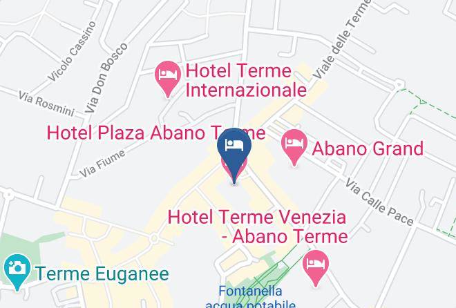 Padua - Hotel Plaza Abano Terme Maps