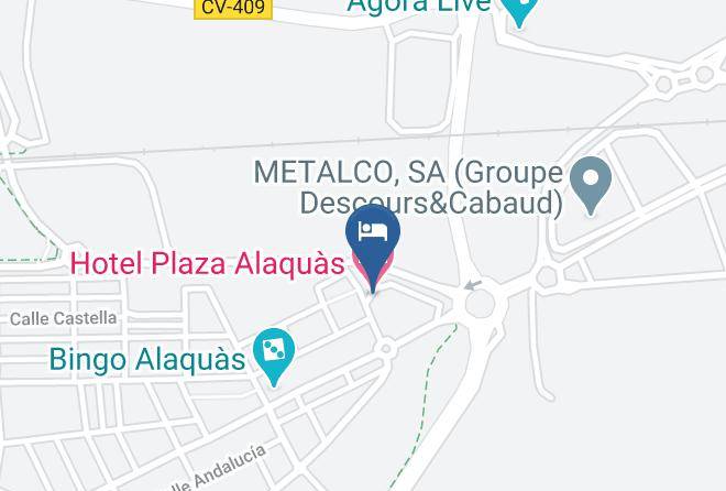 Valencia - Hotel Plaza Alaquas Maps