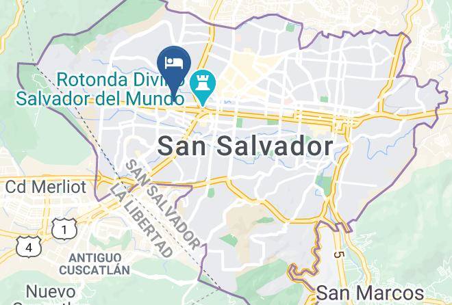 Hotel Plaza Antigua Map