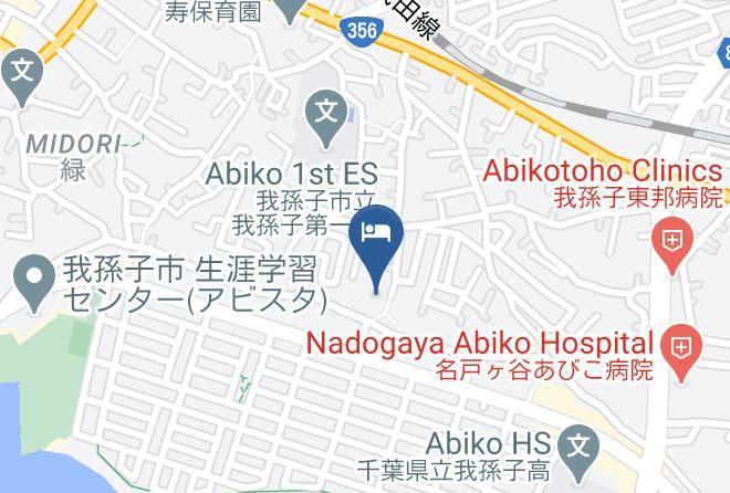Hotel Plaza Arakawaoki Map