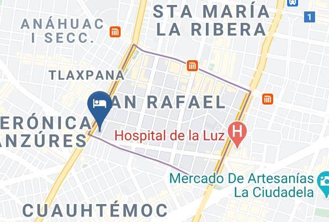 Cuauhtemoc - Hotel Plaza Belices Maps