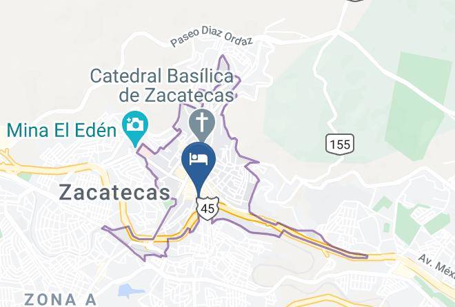 Zacatecas Zacatecas Centro - Hotel Plaza Bicentenario Maps