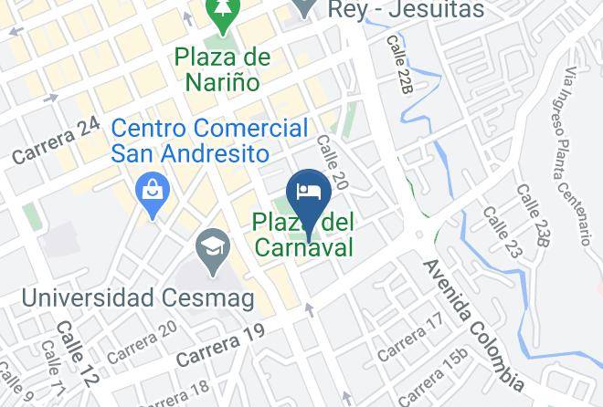 Pasto - Hotel Plaza Carnaval Maps