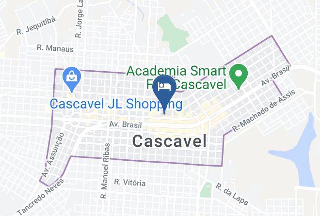 Cascavel - Hotel Plaza Cascavel Maps