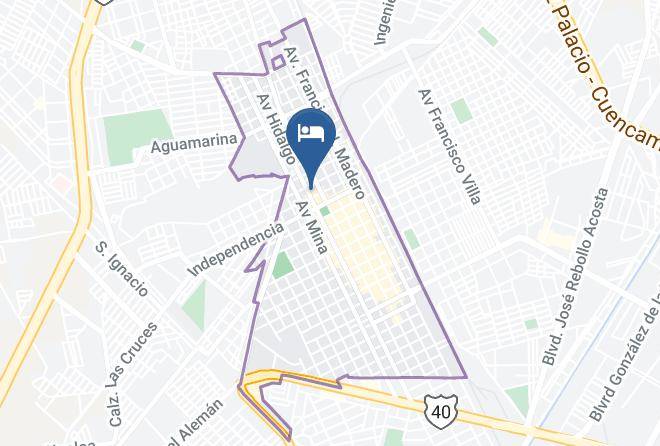 Hotel Plaza Catedral Map