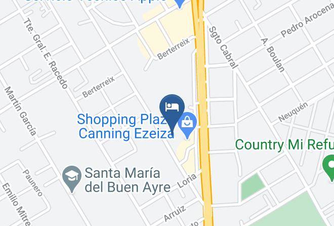 Ezeiza - Hotel Plaza Central Canning Maps