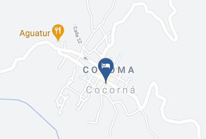 Cocorna - Hotel Plaza Centro Cocorna Maps
