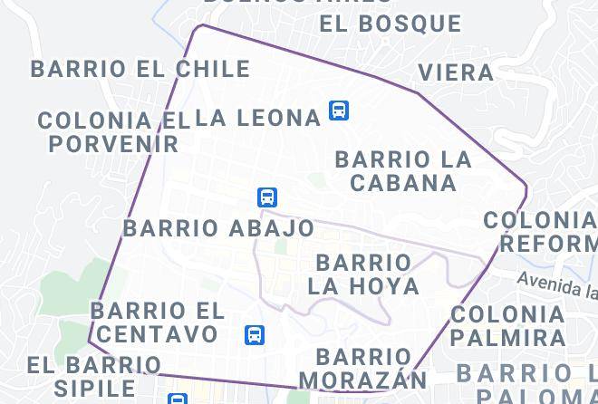 Distrito Central - Hotel Plaza Colonial Maps