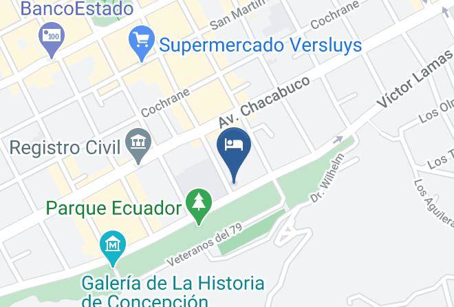 Concepcion Province - Hotel Plaza Concepcion Maps