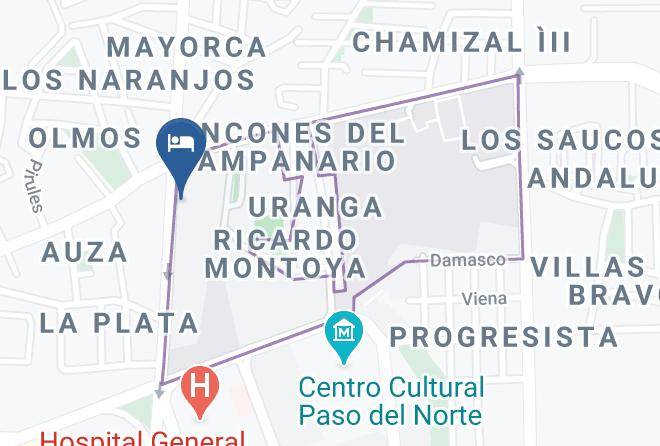 Hotel Plaza Consulado Map