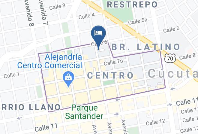 Cucuta - Hotel Plaza Cucuta Maps