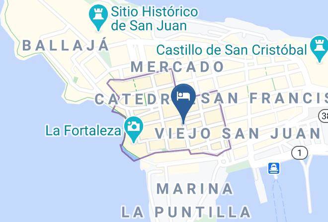 San Juan - Hotel Plaza De Armas Old San Juan Maps
