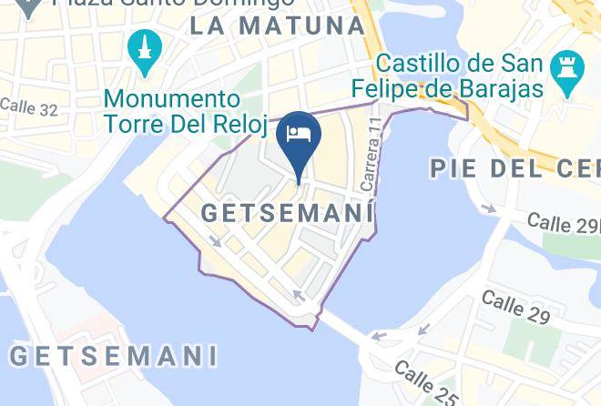 Cartagena De Indias - Hotel Plaza De La Trinidad Maps