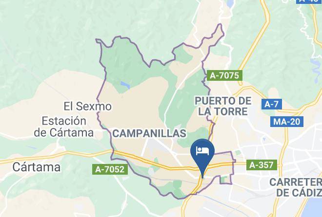 Malaga - Hotel Plaza Del Castillo Maps