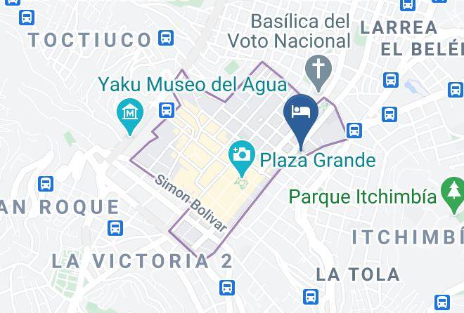 Distrito Metropolitano De Quito - Hotel Plaza Del Teatro Maps