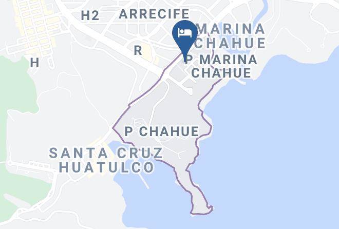 Santa Maria Huatulco - Hotel Plaza Delphinus Maps