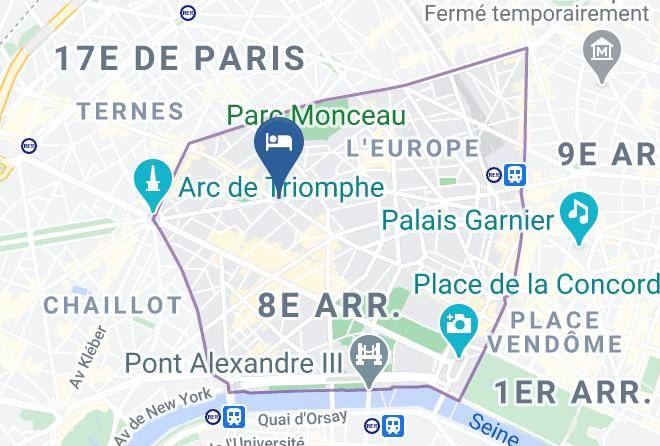 Paris - Hotel Plaza Elysees Paris Maps