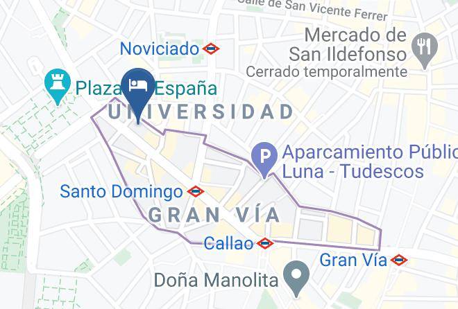 Hotel Plaza Espana By Melia Map