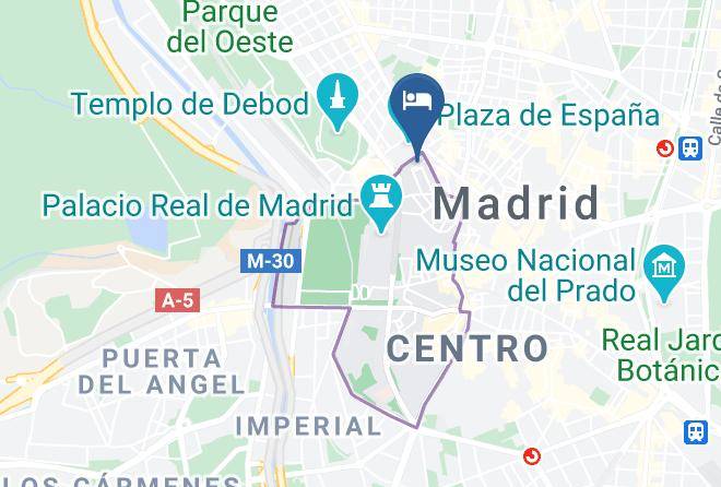 Madrid - Hotel Plaza Espana Maps