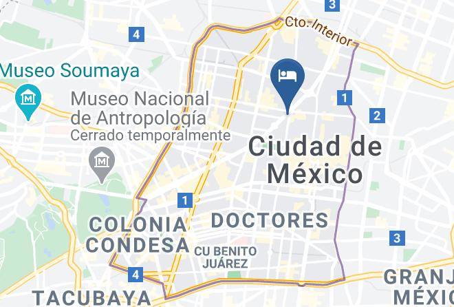 Cuauhtemoc - Hotel Mx Lagunilla Maps