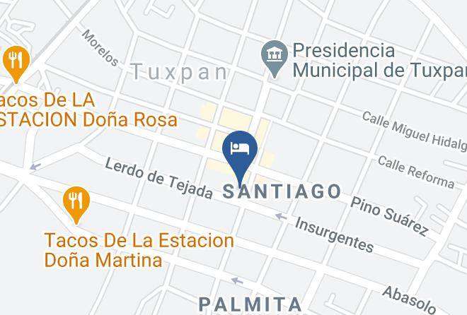 Tuxpan - Hotel Plaza Juarez Maps