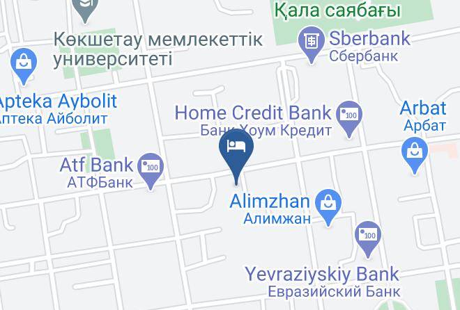 Kokshetau - Hotel Plaza Maps