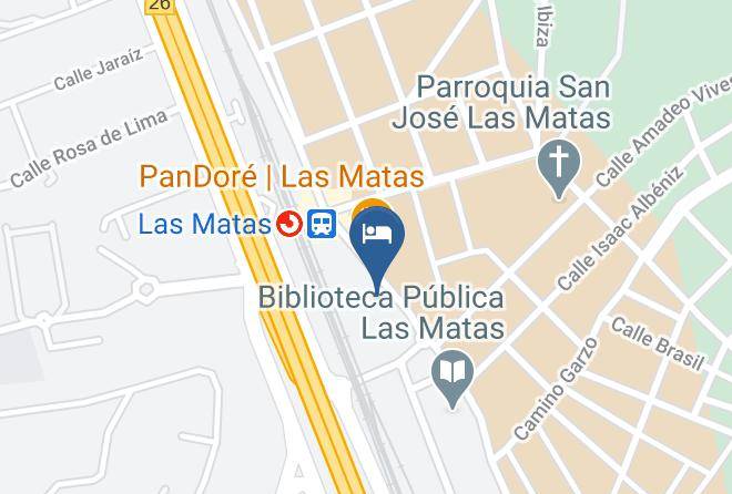 Madrid - Hotel Plaza Las Matas Maps