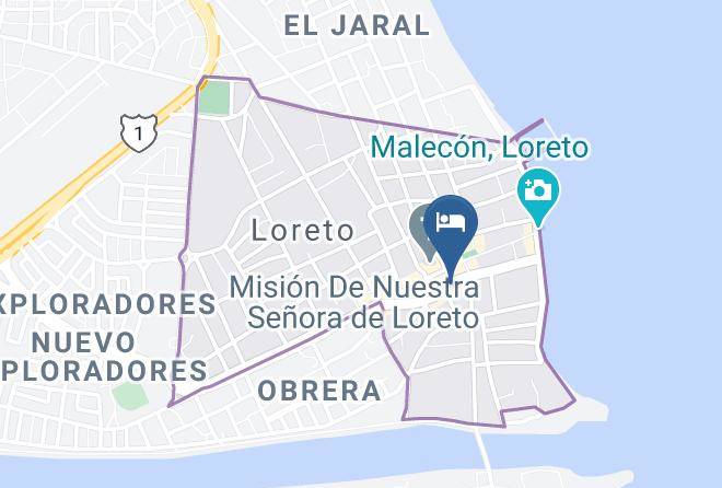 Loreto - Hotel Plaza Loreto Maps