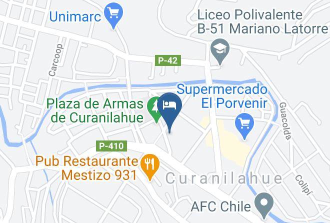 Arauco Province - Hotel Plaza Los Leones Maps