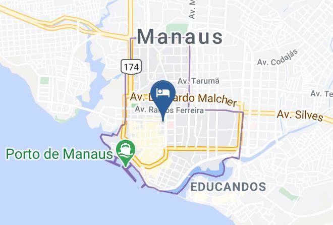 Manaus - Taj Mahal Continental Hotel Maps