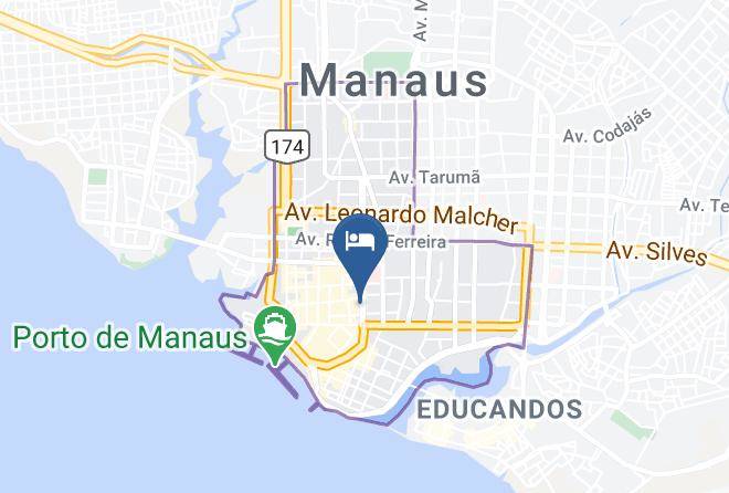 Manaus - Hotel Plaza Manaus Maps