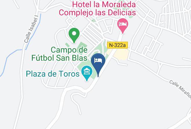 Jaen - Hotel Plaza Manjon Maps