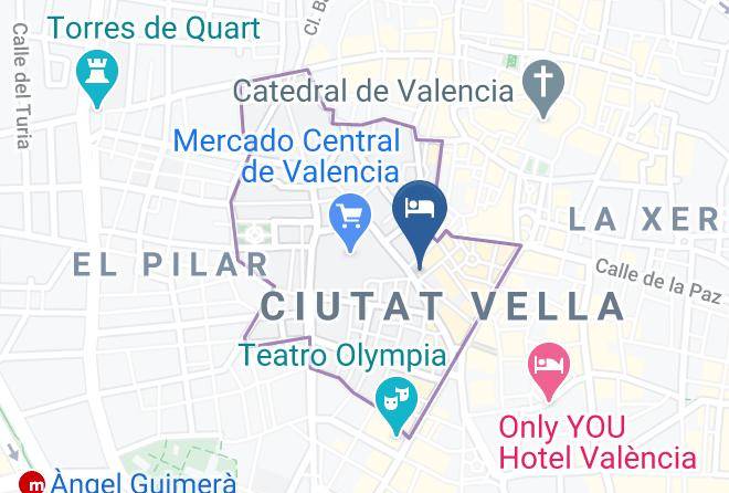 Valencia - Hotel Plaza Mercado Maps