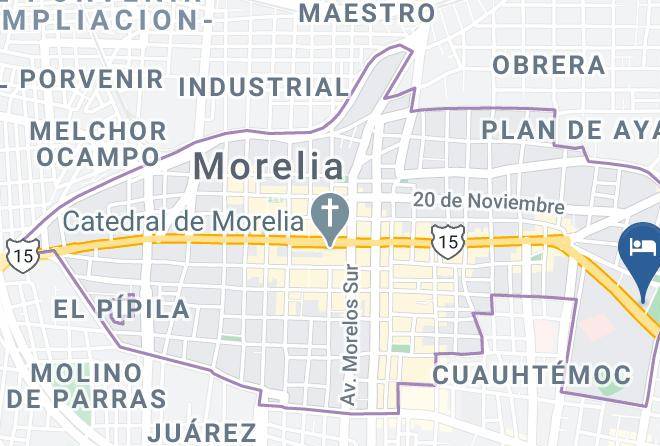 Morelia - Hotel Plaza Morelos Maps