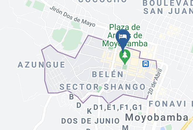 Moyobamba - Hotel Plaza Moyobamba Maps