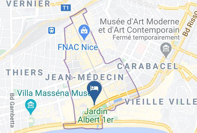 Anantara Plaza Nice Hotel Map