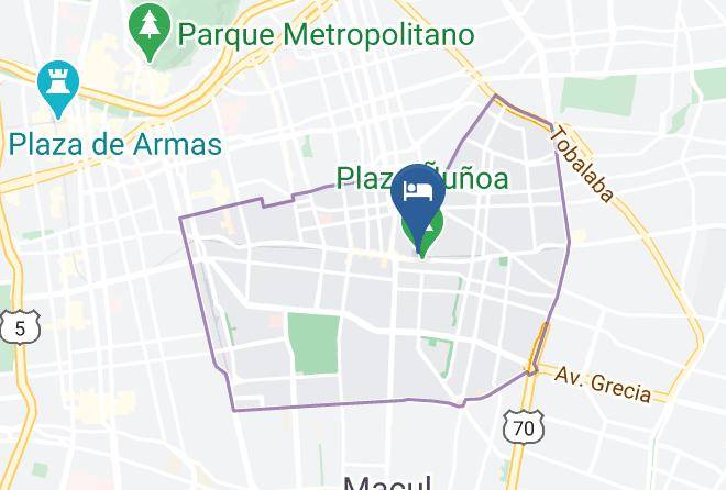 Santiago - Hotel Plaza Nunoa Maps