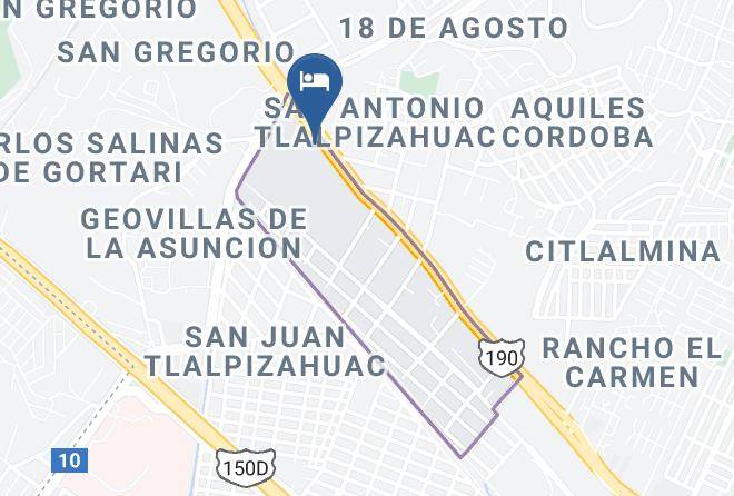 Ixtapaluca - Hotel Plaza Oriente Maps