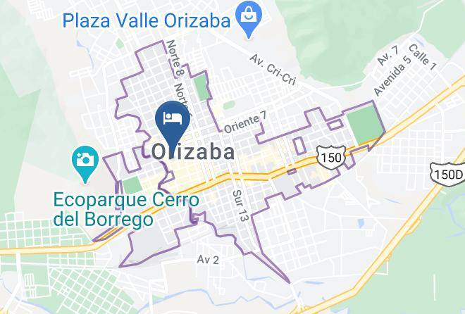 Orizaba - Hotel Plaza Palacio Maps