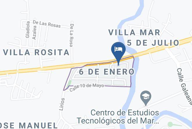 Tuxpan - Hotel Plaza Palmas Maps