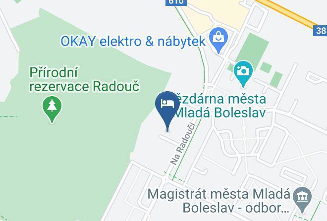 Hotel Plaza Mlada Boleslav Map