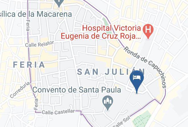 Seville - Hotel Plaza Santa Lucia Maps